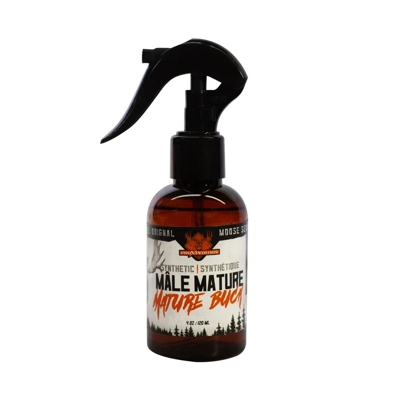 Leurre sexuel synthétique de mâle orignal mature – 4 oz