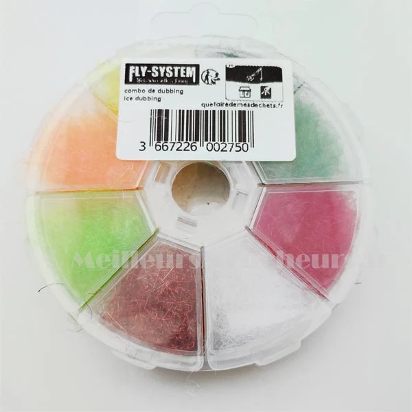 Boite ICE dubbing (8 coloris)