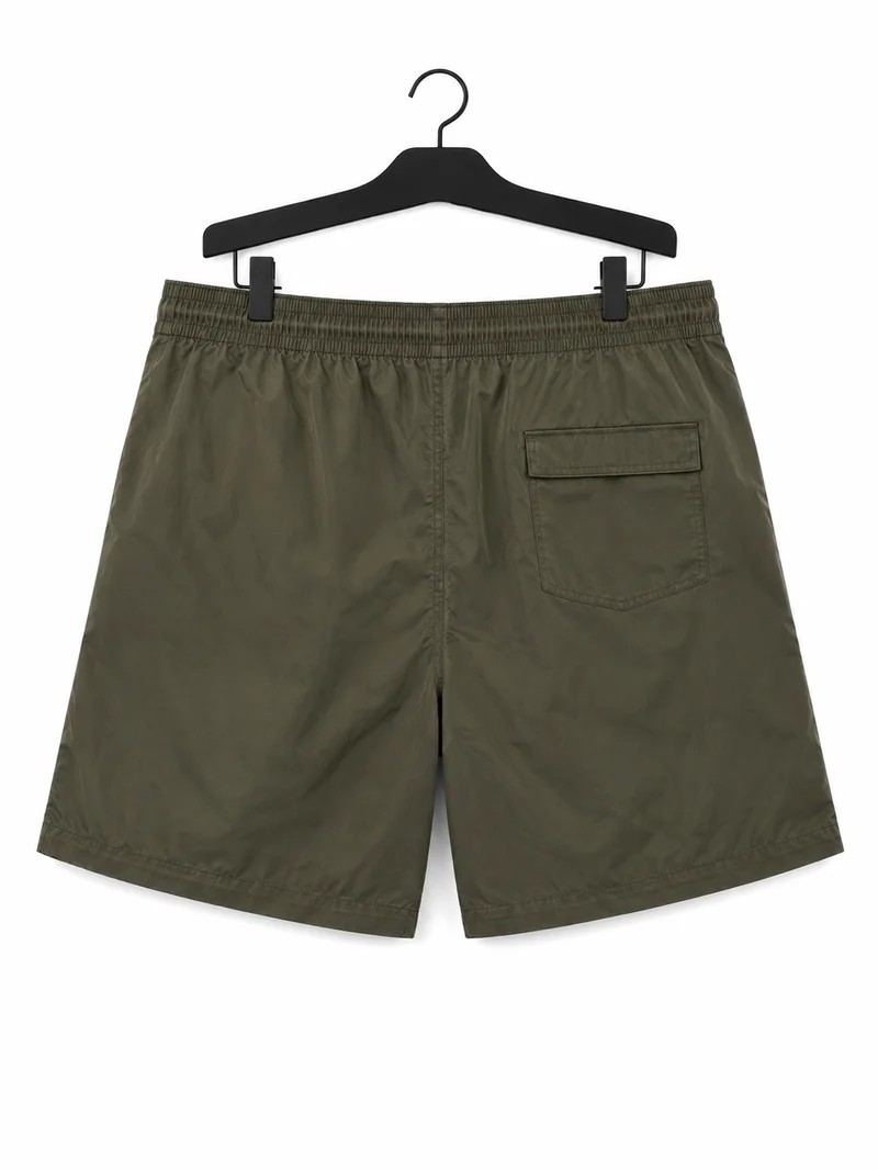 Short de bain Kaki