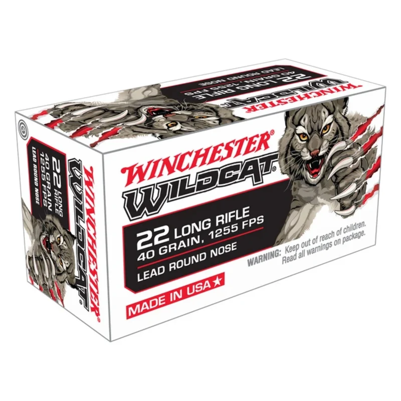 Munitions « Wildcat » – cal. 22 LR – 40 gr – 50/bte