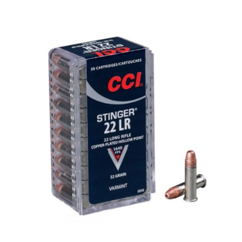 Munitions « Stinger » – cal. 22 LR – 32 gr – 50/bte