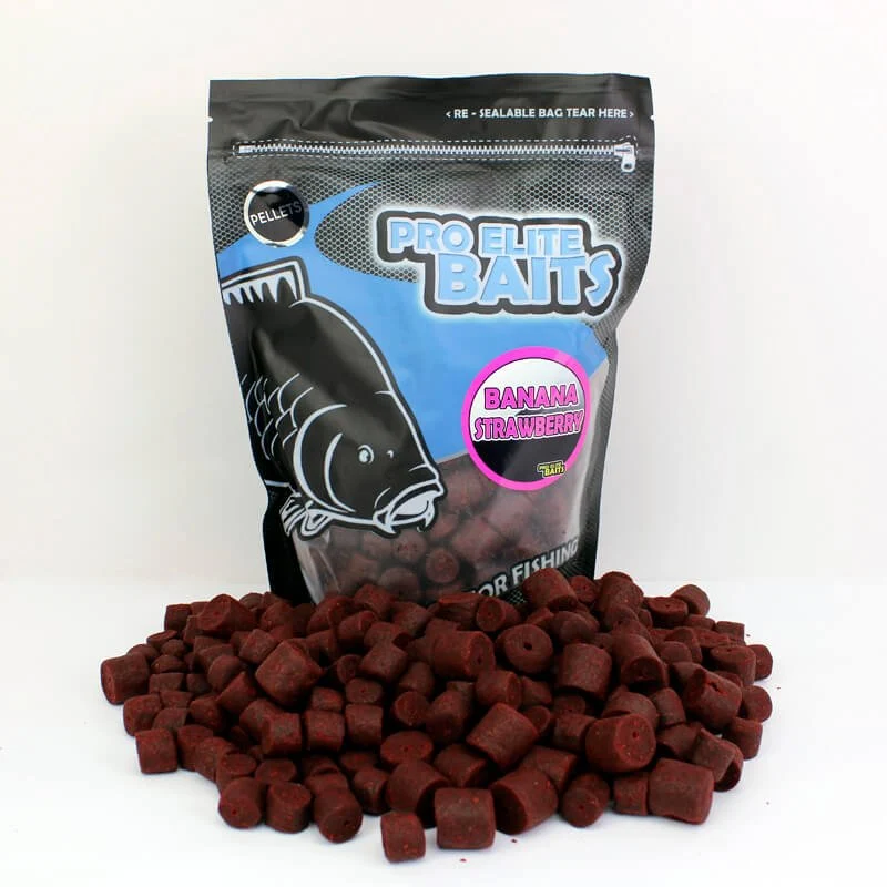 Pellets Pro Elite Baits Banana Strawberry 14 - 20 mm