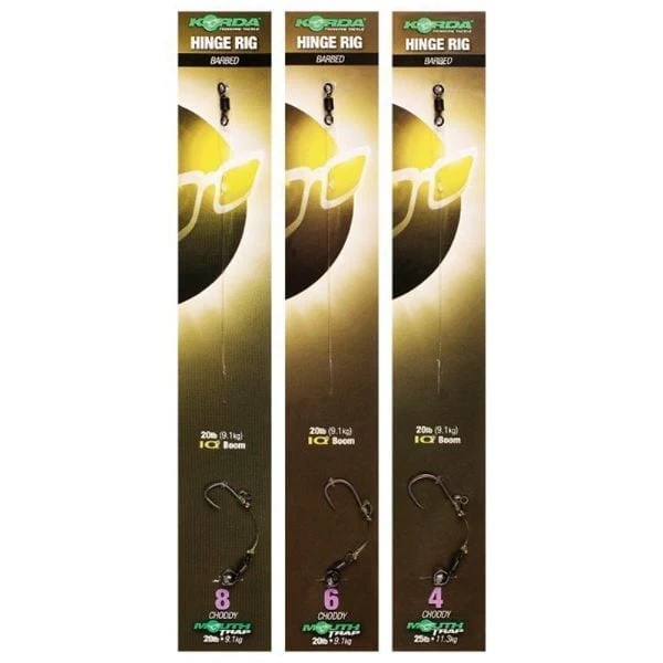 Hameçons montés Korda Hinge Rig Choddy
