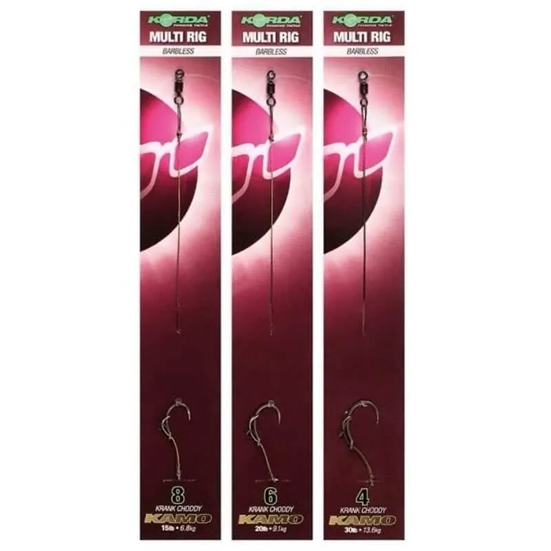 Hameçons montés Korda Multi Rig Krank Choddy