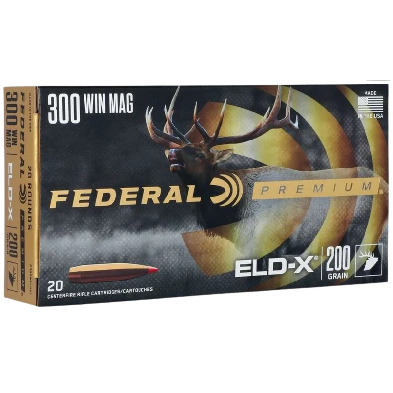 Munitions « ELD-X » – cal. 300 WIN MAG – 200 gr – 20/bte