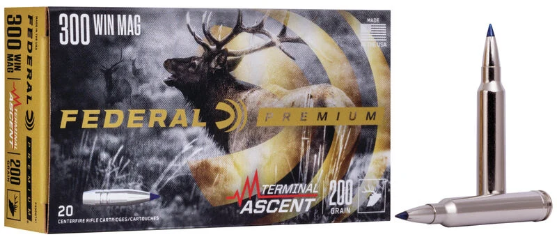 Munitions « Terminal Ascent » – cal. 300 WIN MAG – 200 gr – 20/bte