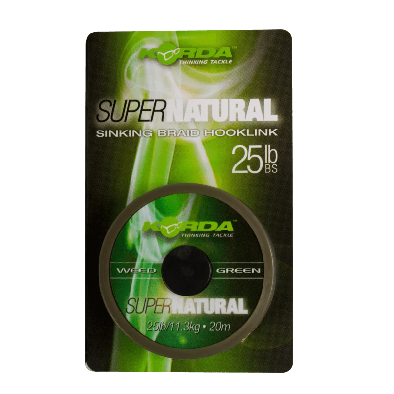 Tresse Korda Super Naturel Vert 18 lb / 20 m