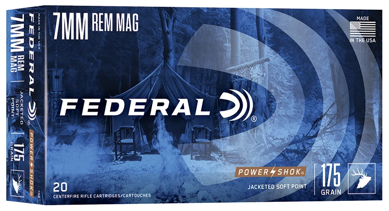 Munitions « Power-Shok SP » – cal. 7MM REM MAG – 175 gr – 20/bte