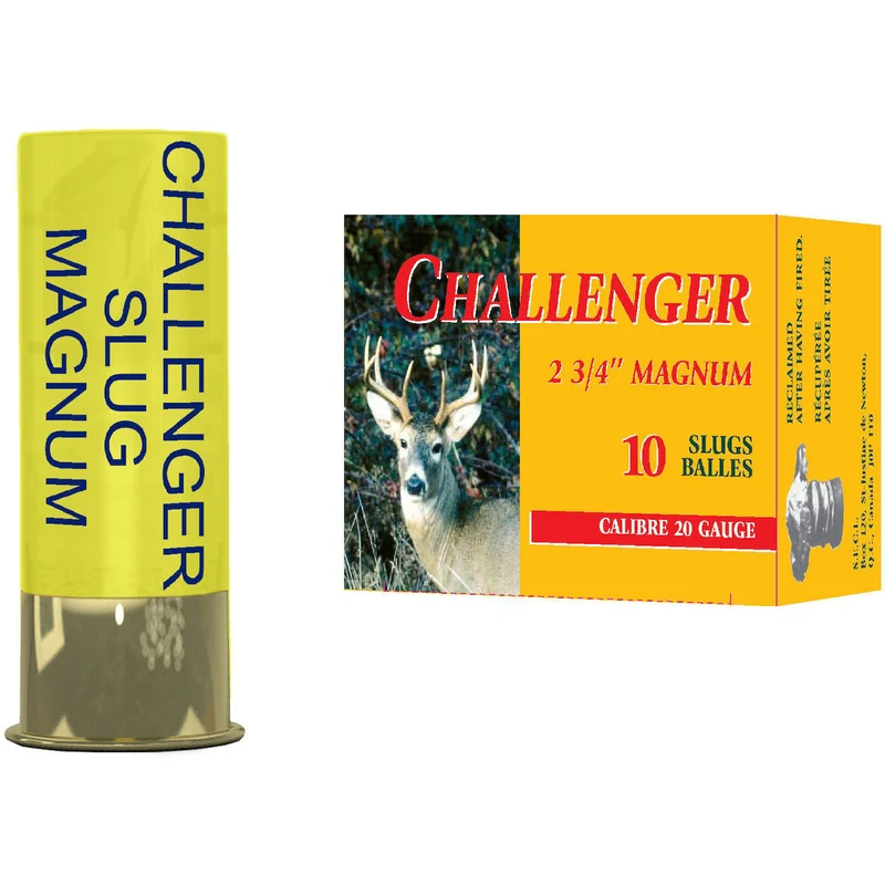 Munitions « Slug » – cal. 20 – 2 3/4 po – 7/8 oz – 10/bte