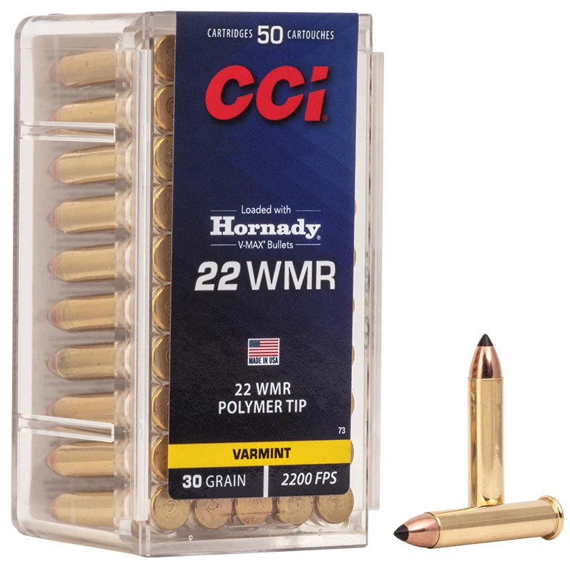 Munitions « V-MAX » – cal. 22 WMR – 30 gr – 50/bte