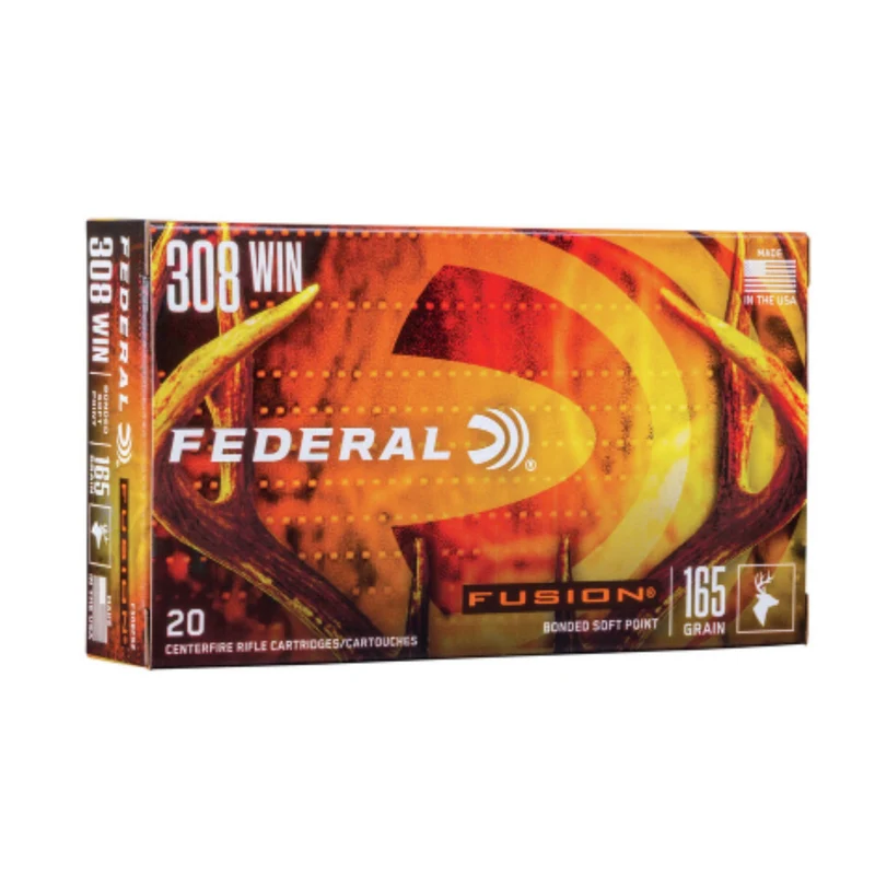 Munitions « Fusion » – cal. 308 WIN – 165 gr – 20/bte