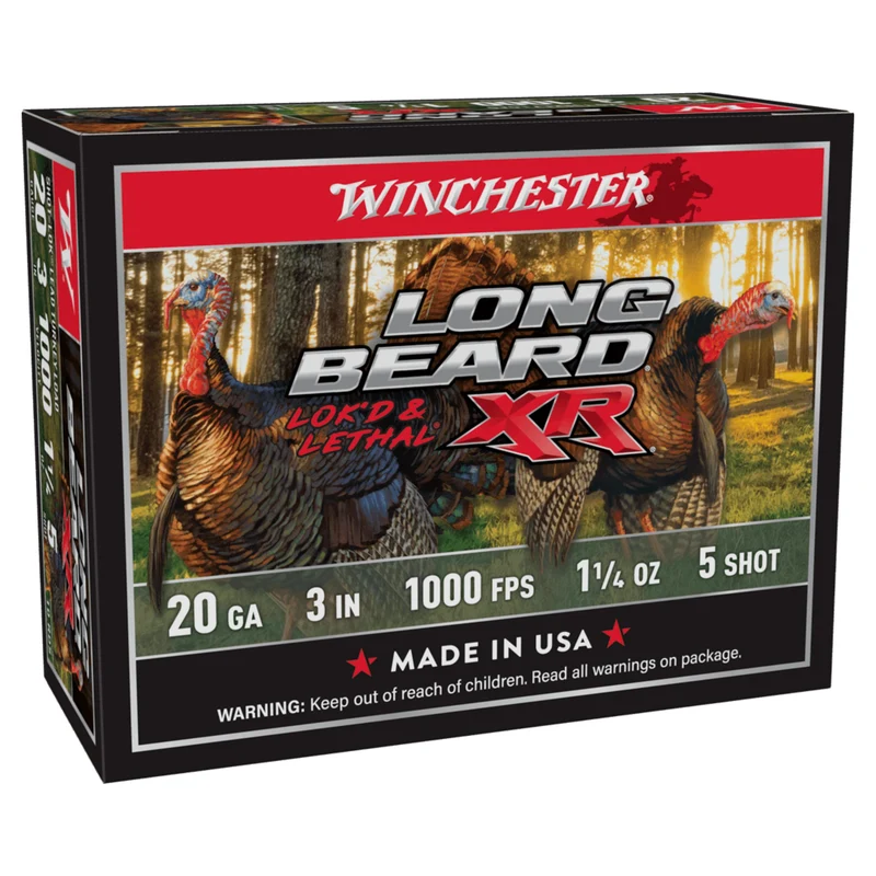 Cartouches « Long Beard XR » – cal. 20 – 3 po – 1 1/4 oz – #5 – 10/bte