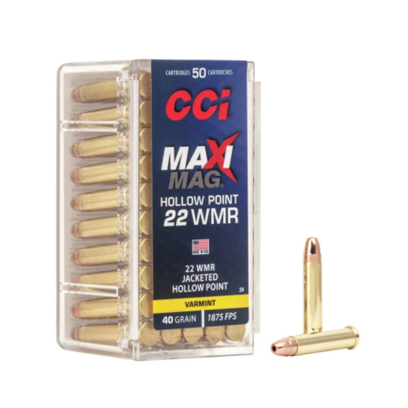 Munitions « Maxi MAG » – cal. 22 WMR – 40 gr – 50/bte