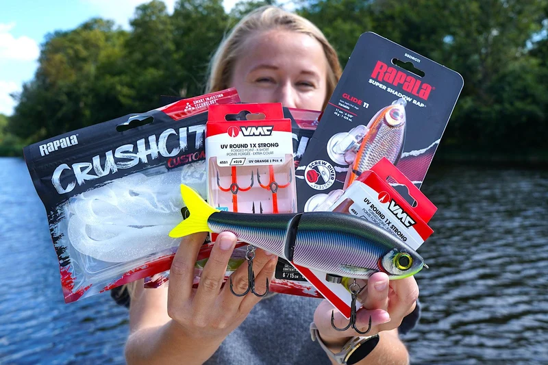 VMC UV Hooks Orange Round Treble