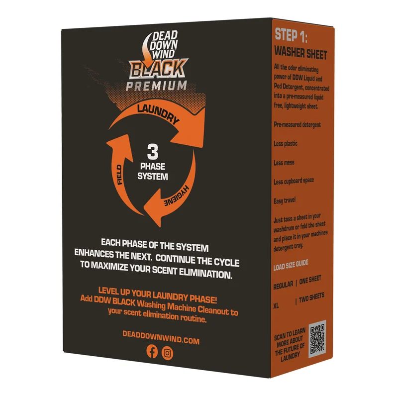 Feuilles de lessive et de sécheuse "Black Premium"