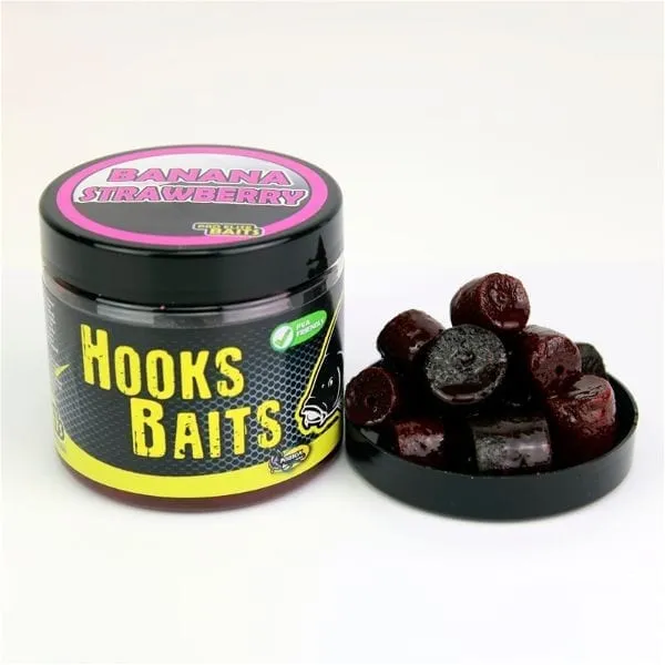 Hook Pellets avec liquide Pro Elite Baits Banana Strawberry 14-20 mm