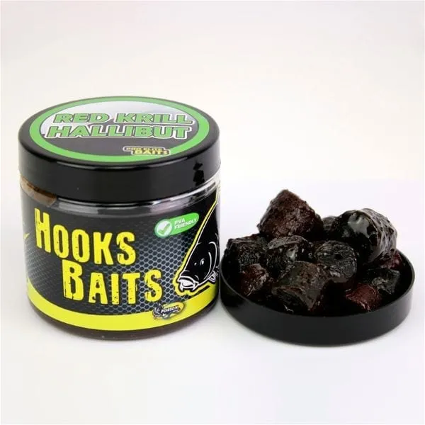 Hook Pellets avec liquide Pro Elite Baits Red Krill Halibut 14-20 mm