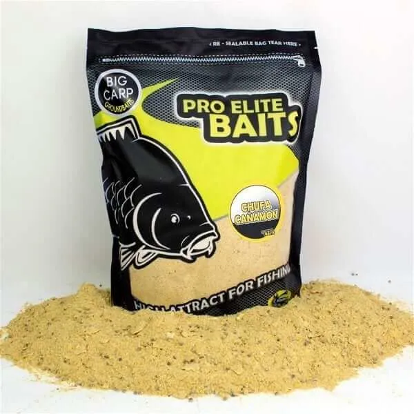 Amorce Pro Elite Baits Chufa et Chènevis 1,8 kg