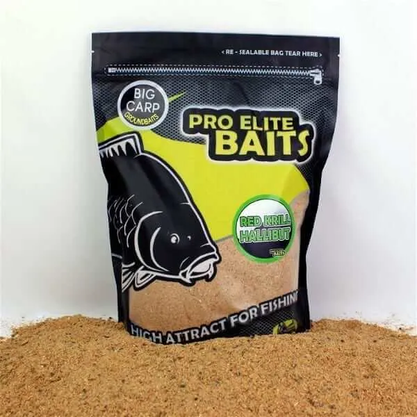 Amorce Pro Elite Baits Red Krill Halibut 1,8 kg