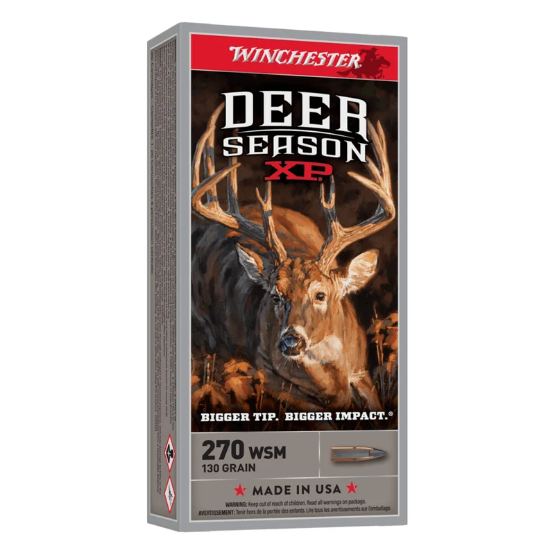 Munitions « Deer Season XP » – cal. 270 WSM – 130 gr – 20/bte