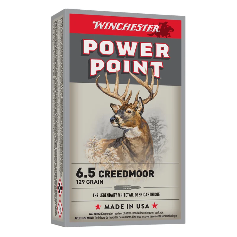 Munitions « Power-Point » – cal. 6.5 CREEDMOOR – 129 gr – 20/bte