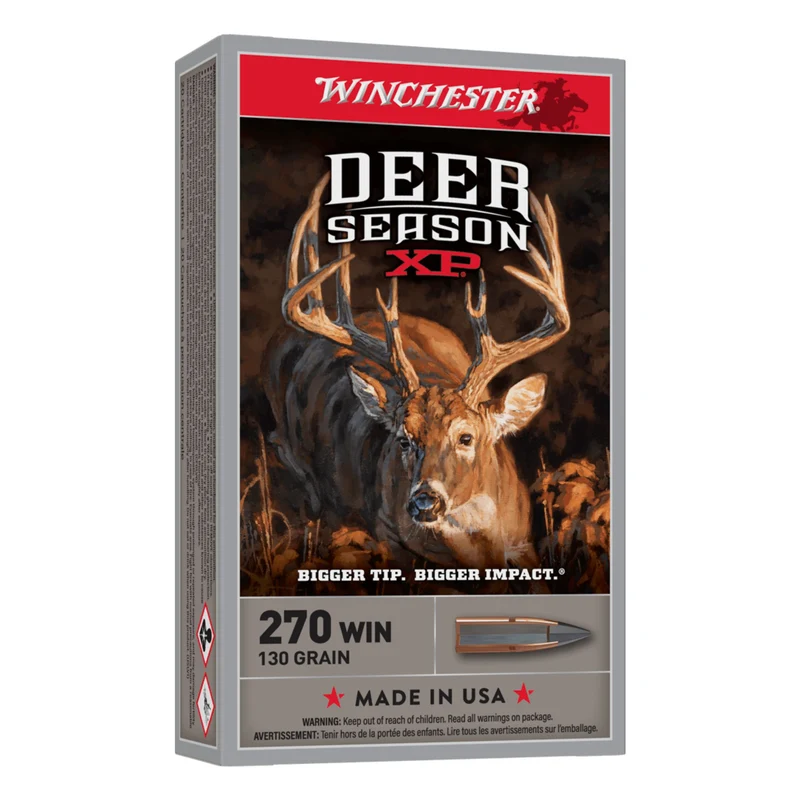 Munitions « Deer Season XP » – cal. 270 WIN – 130 gr – 20/bte