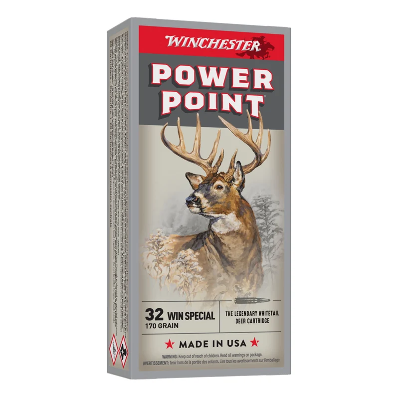 Munitions « Power-Point » – cal. 32 WIN SP – 170 gr – 20/bte