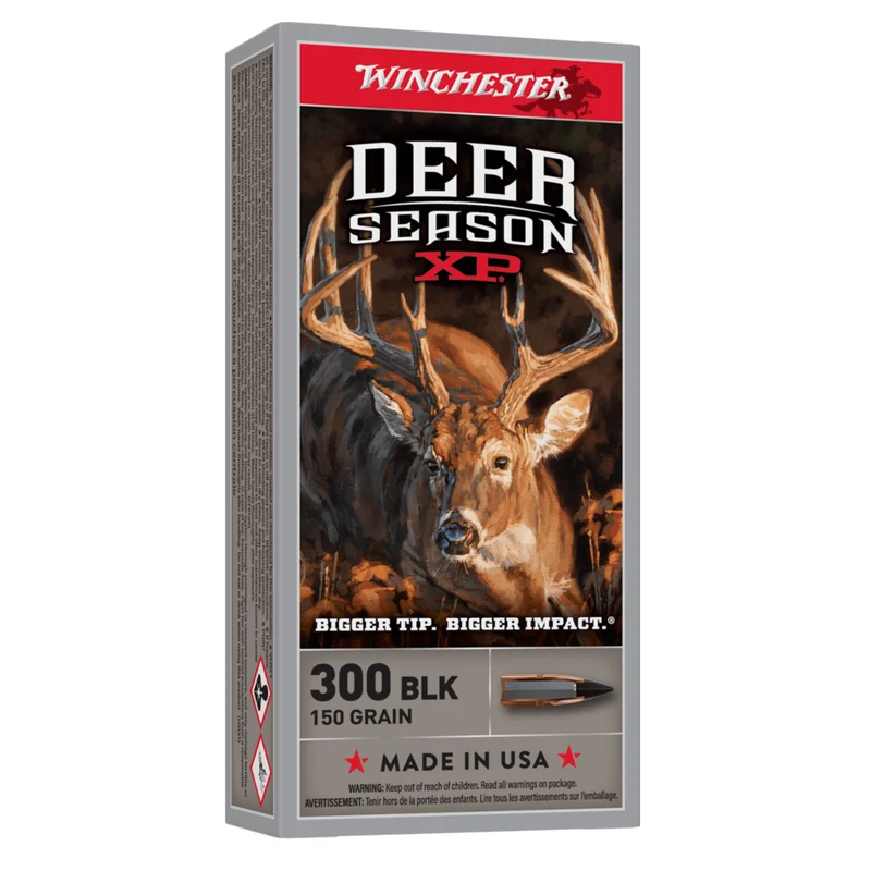 Munitions « Deer Season XP » – cal. 300 BLK – 150 gr – 20/bte