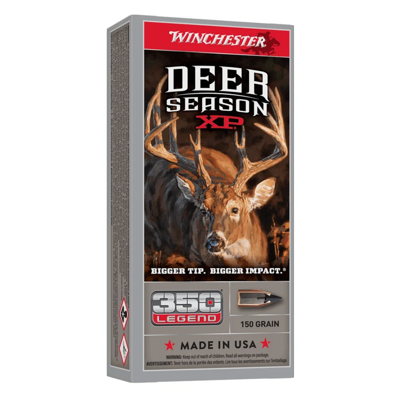 Munitions « Deer Season XP » – cal. 350 LEGEND – 150 gr – 20/bte