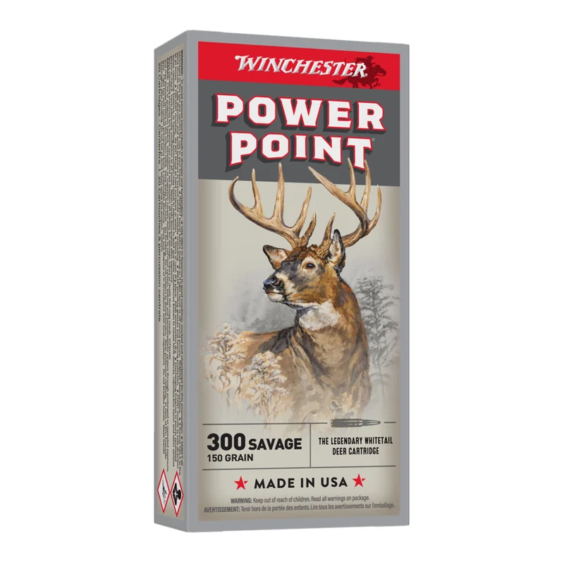 Munitions « Power-Point » – cal. 300 SAVAGE – 150 gr – 20/bte