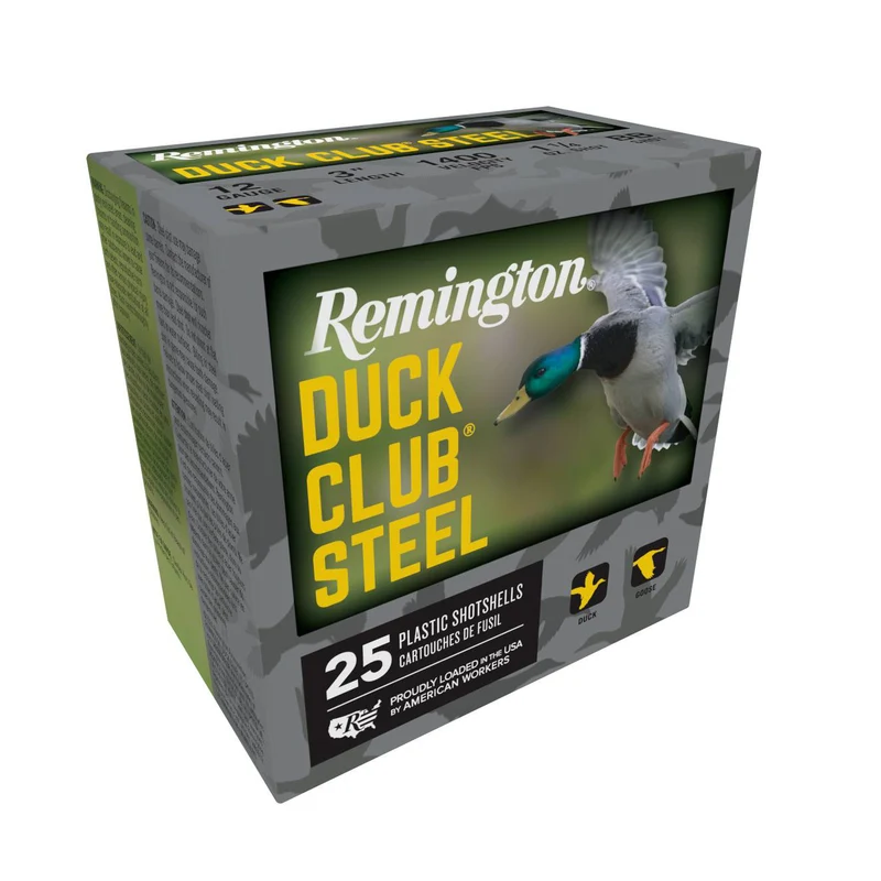 Cartouches « Duck Club Steel » – cal. 12GA – 3 po – 1 1/4 oz – BB – 25/bte