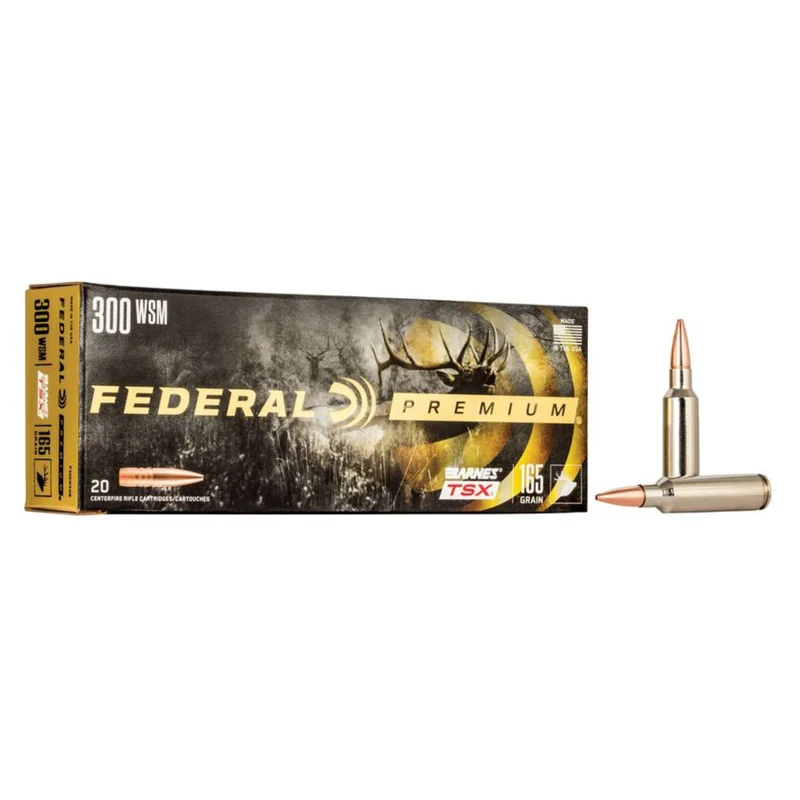 Munitions « Barnes TSX » – cal. 300 WIN SHORT MAG. – 165 gr – 20/bte