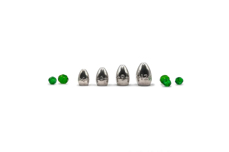 Green Bass Fishing Lead-Free Bullet Weight