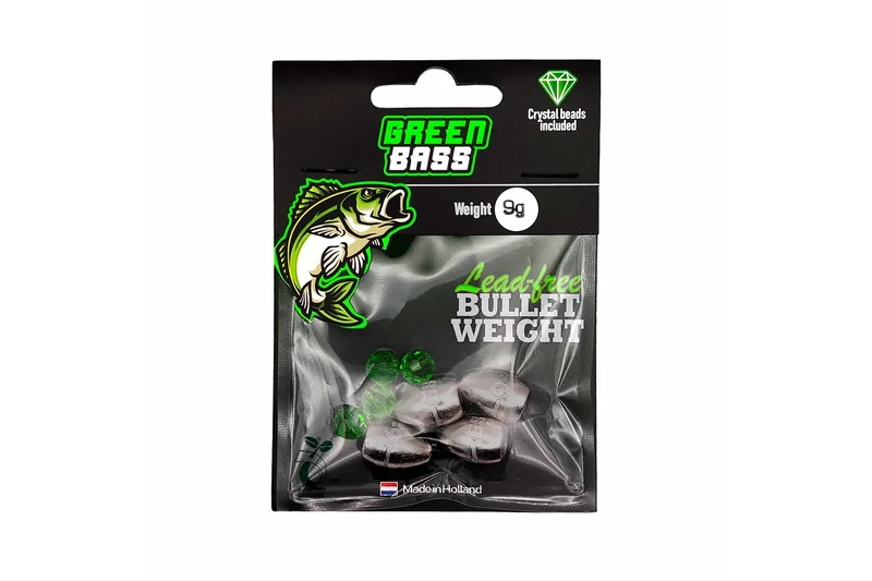 Green Bass Fishing Lead-Free Bullet Weight
