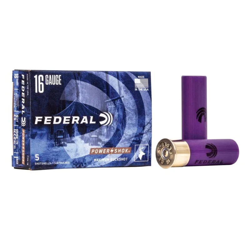 Cartouches « Power-Shok Buckshot » – cal. 16GA – 2 3/4 po – 5/bte