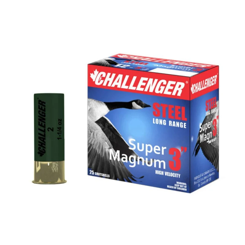 Cartouches « Steel Super Magnum » – cal. 12 – 3 po – 1 1/4 oz – #3 – 25/bte