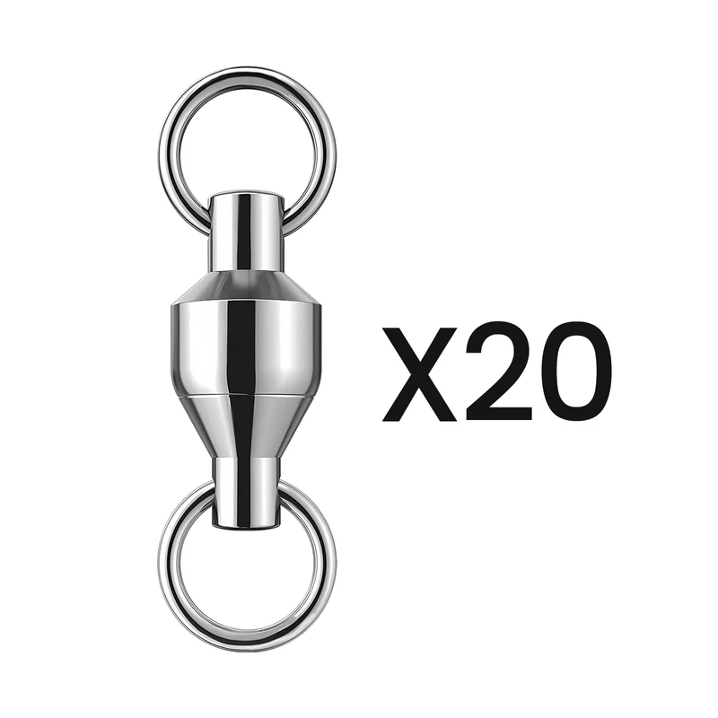 Kanama Pivots à billes en acier inoxydable - 20 pièces