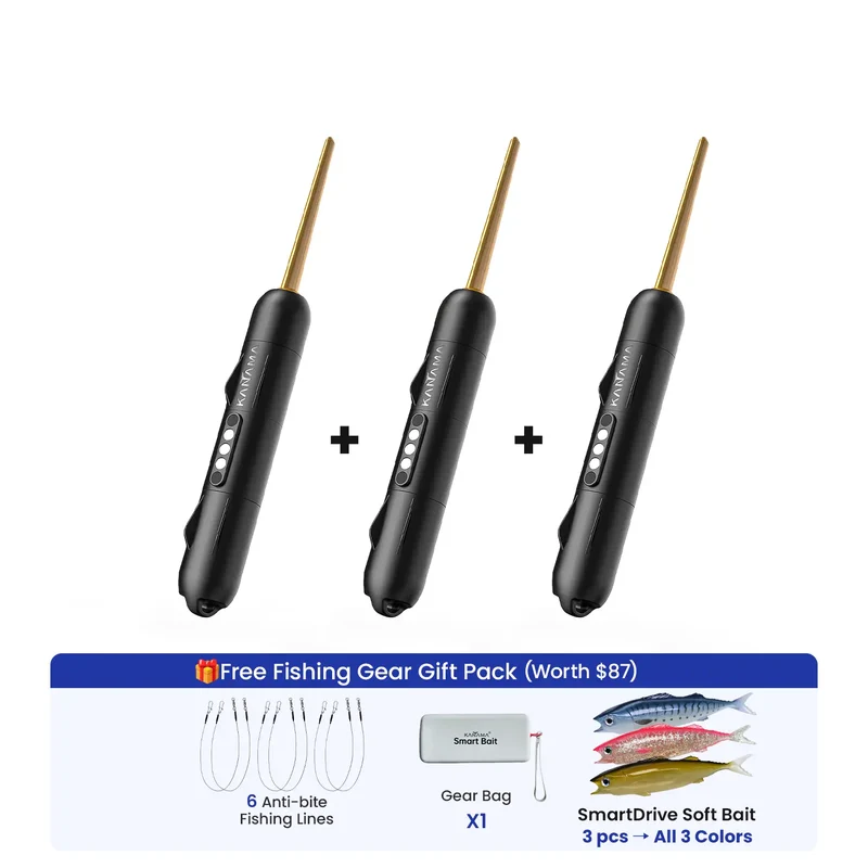 Kanama Lot de serviettes Smart Bait Pro+Mini+ProKit X