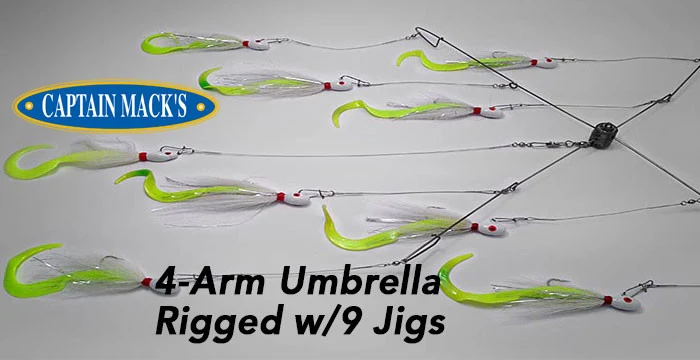 Capt. Mack's 4-Arm Umbrella Rigs
