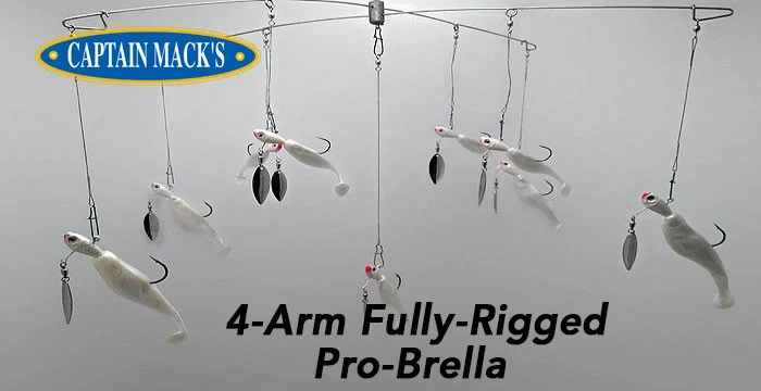 Capt. Mack's 4-Arm Umbrella Rigs