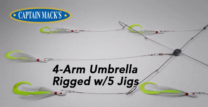 Capt. Mack's 4-Arm Umbrella Rigs