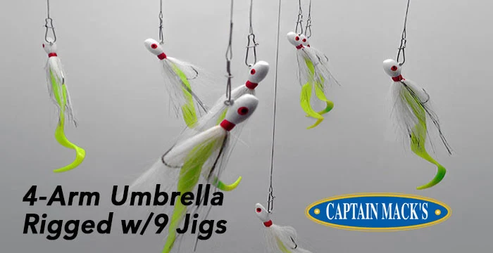 Capt. Mack's 4-Arm Umbrella Rigs