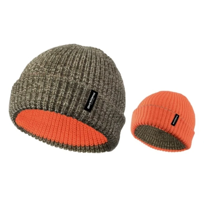 Tuque en tricot réversible