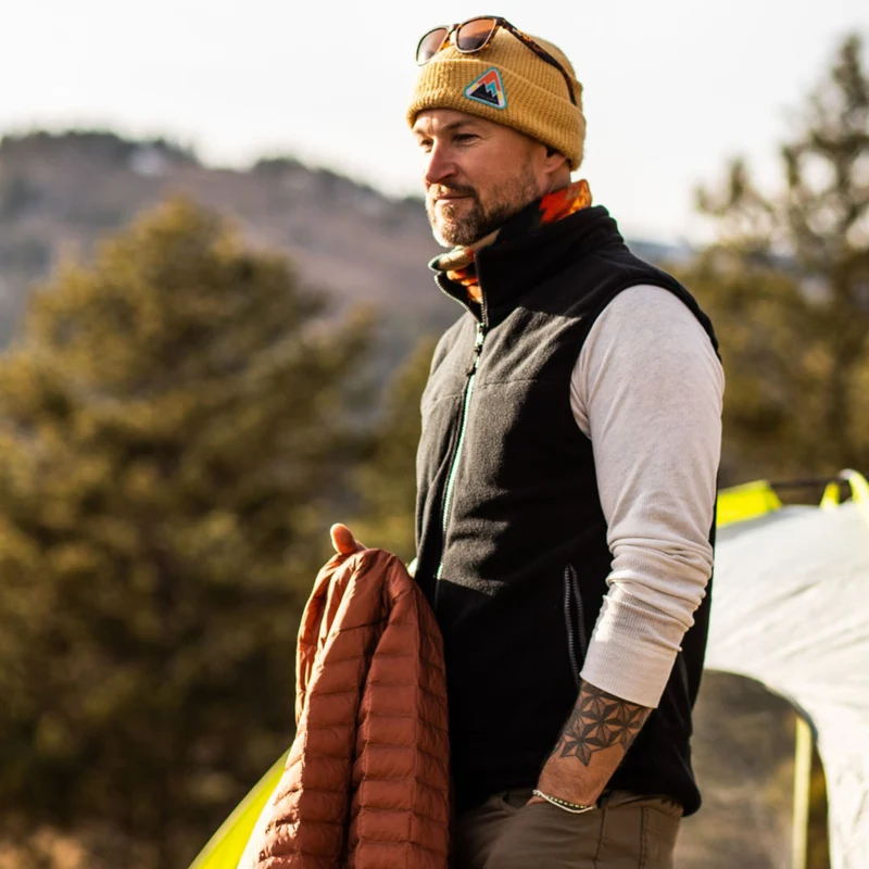 Veste sans manches chauffante en polar "TREK" - Homme
