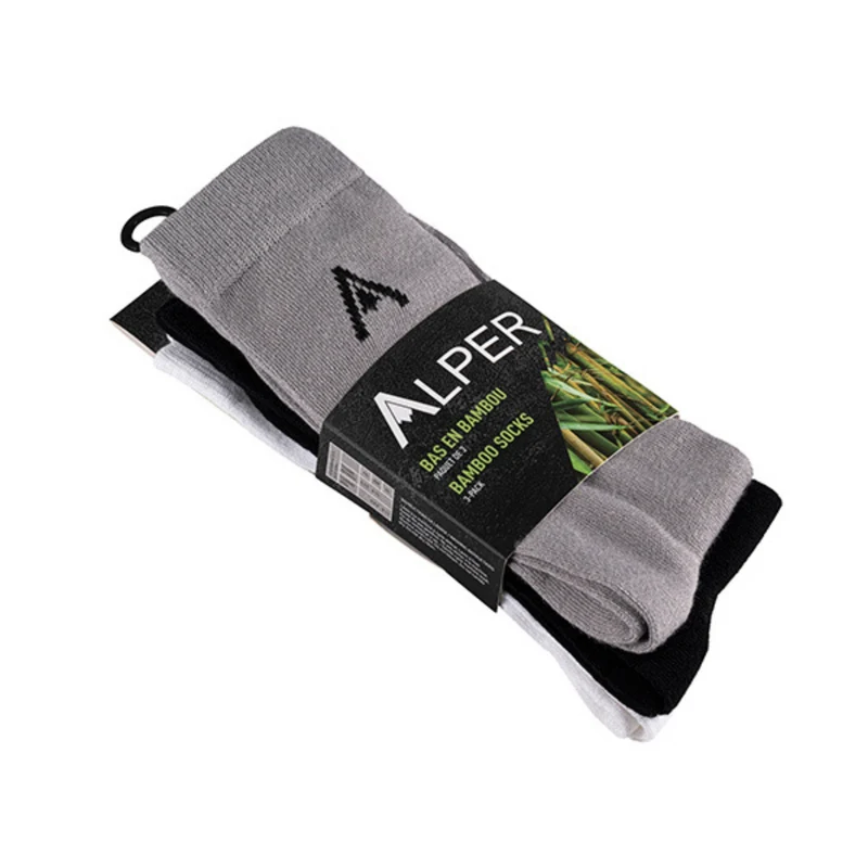Chaussettes en bambou "Davos" - 3/pqt