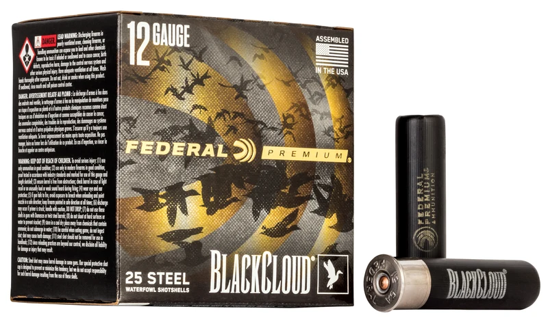 Cartouches « Black Cloud Waterfowl » – cal. 12 – 3 1/2 po – 1 1/2 oz – 25/bte