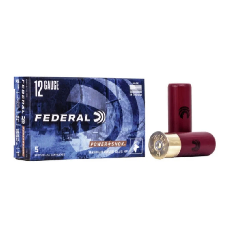 Cartouches « Power-Shok Rifled Slug » – cal. 12 – 2 3/4 po – 1 oz – 5/bte