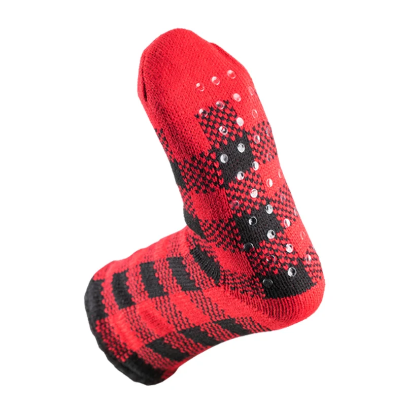 Chaussettes pantoufle à carreaux - Junior