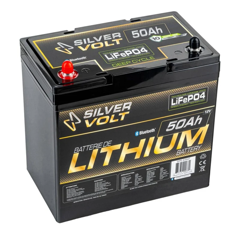 Batterie au lithium rechargeable "LiFePO4" - 50 A