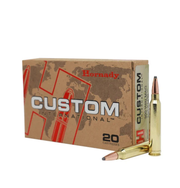 Munitions « Custom International SP » – cal. 300 WIN – 180 gr – 20/bte